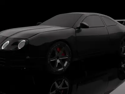 Toyota Celica ST 205 GT Four tarmac 3D model
