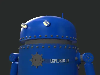 Mini Robot Explorer Free 3D model