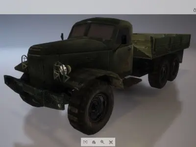Vehicle - Truck 11 Low-poly 3D model