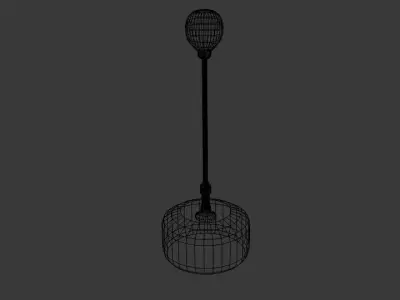  Free Punch Bag Ball  Free low-poly 3D model