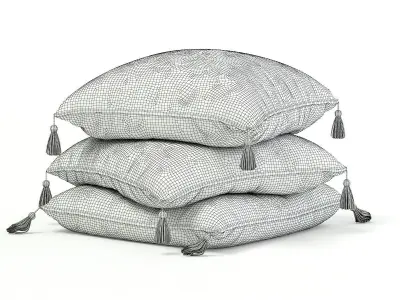 Three Pillows 3D model