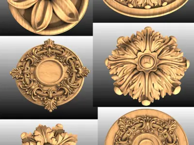 74 stl files collection 3D model