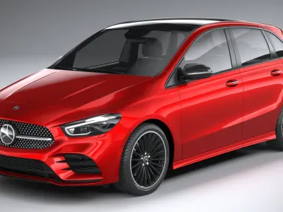 Mercedes-Benz B-Class AMG 2023 3D model