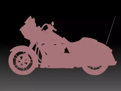  motorcycle 3D print model