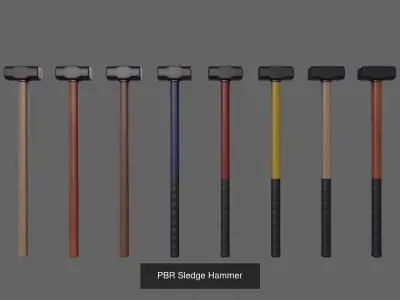 PBR Weapon V3 3D Model Pack