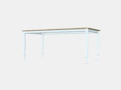 DANDERYD Dining table 1 3D model