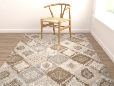 Rugs No 280 Low-poly 3D model