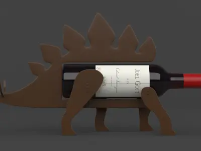 Wine Bottle 3D model
