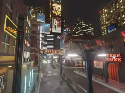 City assets 3D model 3D model