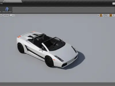 Advanced Race Car Pack 1  Low-poly 3D model