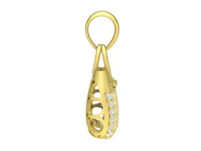 Luxury Lock Bag Pendant Jewelry Design 3921 3D print model