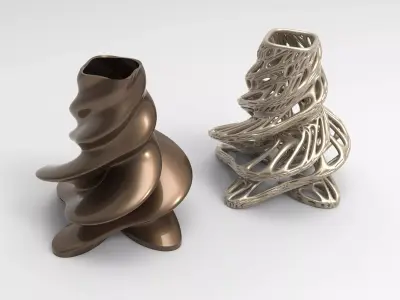 Vase Voronoi 86 3D print model