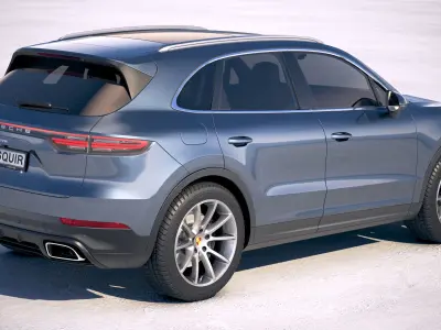 Porsche Cayenne 2018 3D model