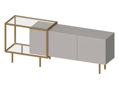 Zoom Sideboard  By MOGG 3D model