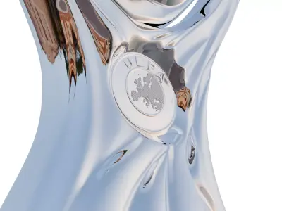 UEFA Super Cup trophy 3D model