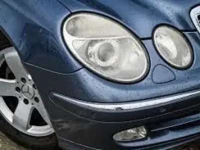 Mercedes E series w211 front bumper washer nozzel covers 3D print model