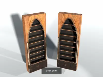 Low Poly Medieval Decoration Collection