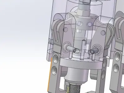 5 Head roll cover machine  3D model