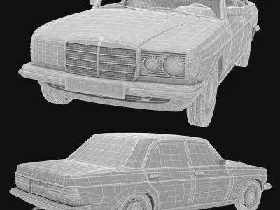 Mercedes benz W123 3D model