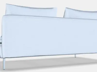 SODERHAMN 3-seat section 5 Low-poly 3D model