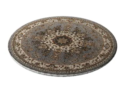 Round carpet 1 3D model