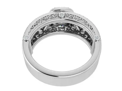 Halo Diamond Band 3660 3D print model