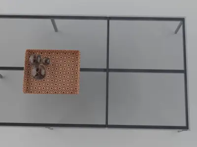 Center table 3D model