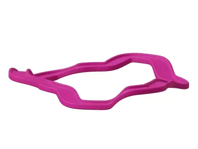 Plastic Exquisite Sports Race Track Toy 3D model