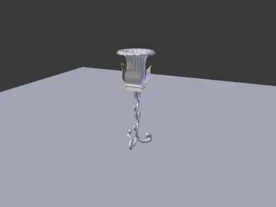 3D Lamp with glass 3D model