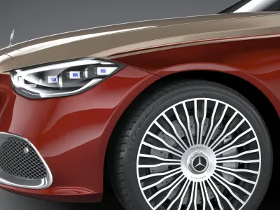 Mercedes-Benz S-Class Maybach 2021 3D model