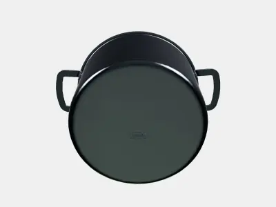 HEMKOMST Pot with lid Low-poly 3D model