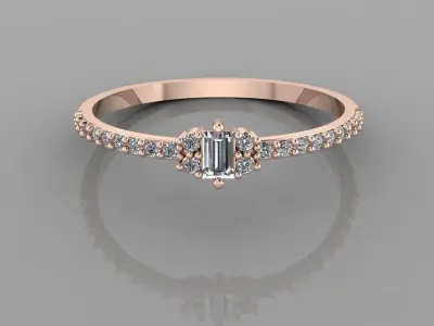 Women Ring 2 3D print model