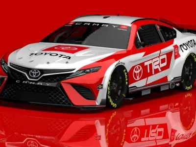 Toyota Camry NASCAR NEXTGEN 2022 Low-poly 3D model
