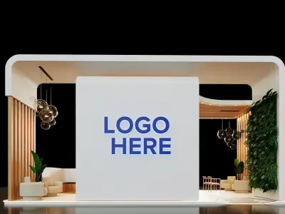 Exhibition Stand - 10m x 5m 3D model - 50m 3D model