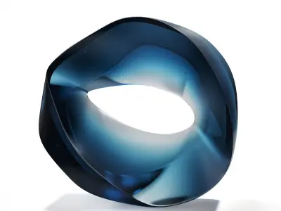 HEIKE BRACHLOW Mistral 2018 glass sculpture 3D model