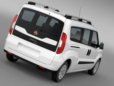Fiat Doblo Maxi 152 2017 3D model