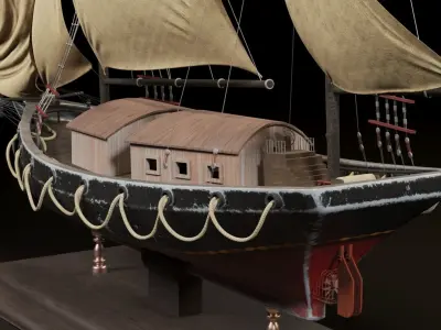 Spray ship 1892 3D model