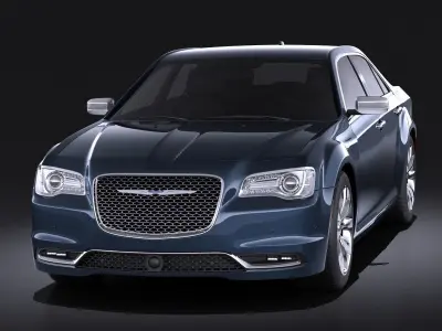Chrysler 300 2015 VRAY 3D model