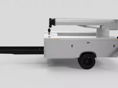 Service Truck Shell 3D model