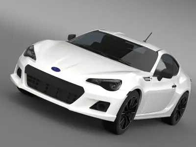 Subaru BRZ RA ZC6 2012 3D model