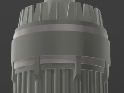 Aerospike thruster 3D model