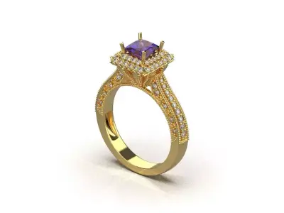 ring code 105 3D print model