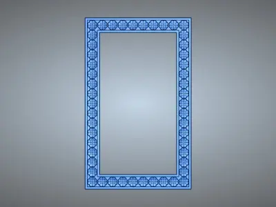 Flower Frame 3D print model