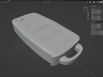 CAR KEY-01 3D model