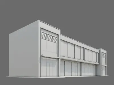 Mini Office ID016 Free 3D model