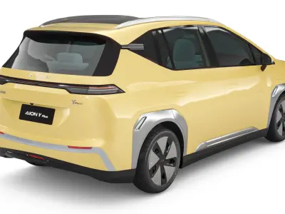 2025 GAC Aion Y Plus With Interior 3D model