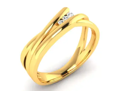 Women Wedding Ring 3D print model