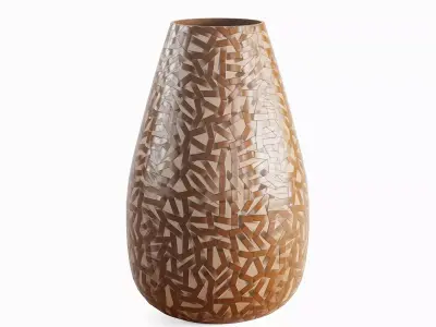 Porcelain Vase B 03 Low-poly 3D model