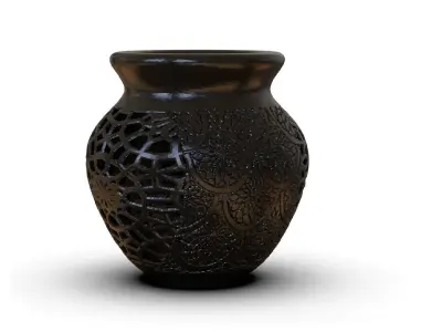 Mexican crock pot Low-poly 3D model