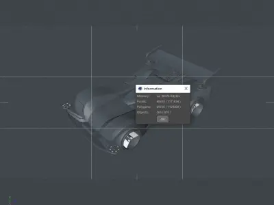 4WD car 3D model